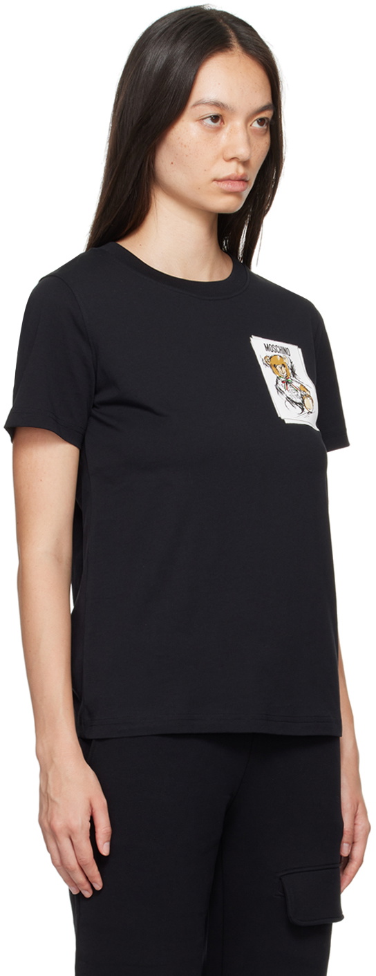 Moschino Black Teddy Bear T-Shirt