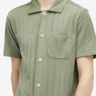 Oliver Spencer Men's Ashby Short Sleeve Terry Shirt in Green