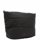 Topologie Besace Sling Bag in Black Puffer 