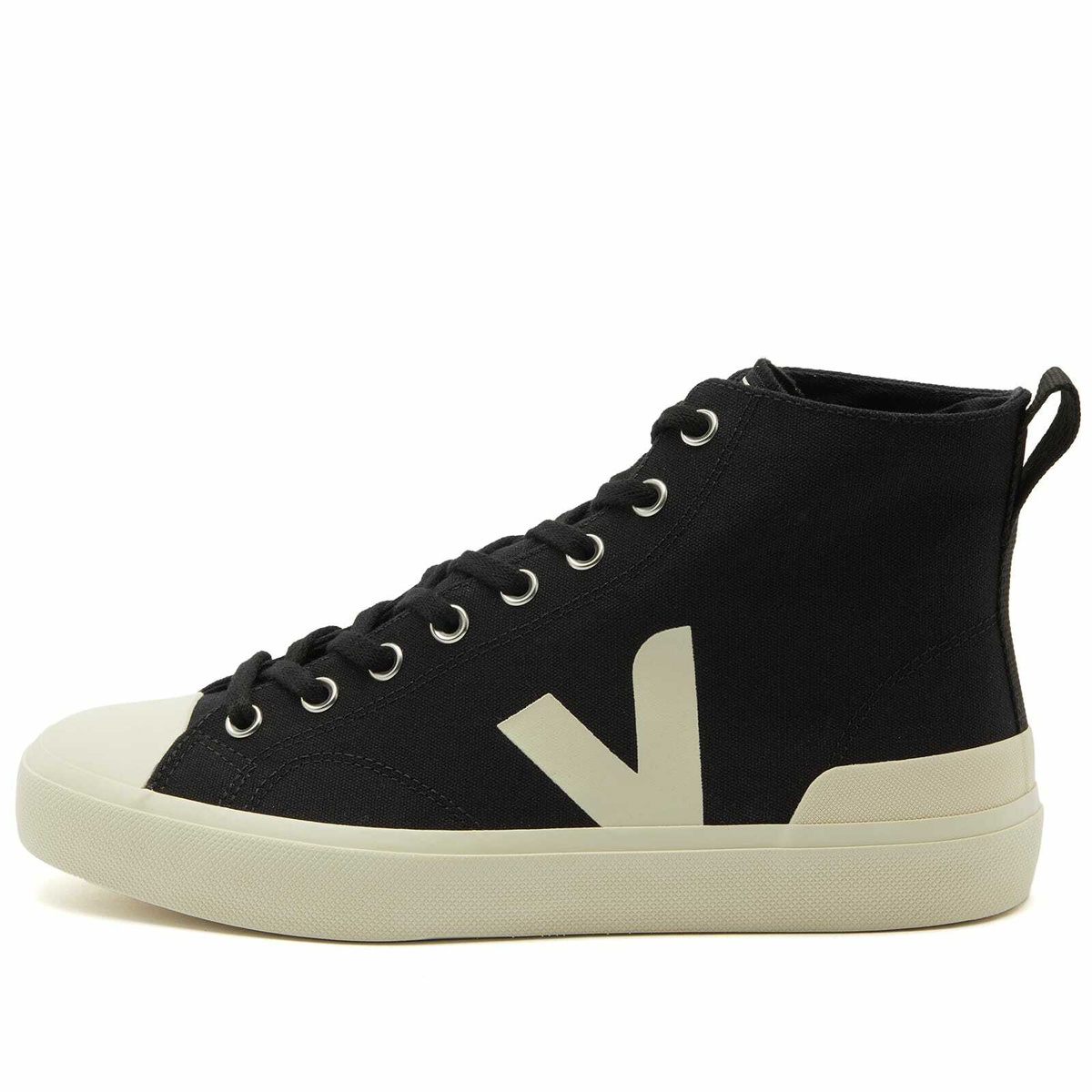 Veja Men's Wata High Top Sneakers in Black/Pierre