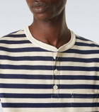 Junya Watanabe Striped cotton jersey T-shirt