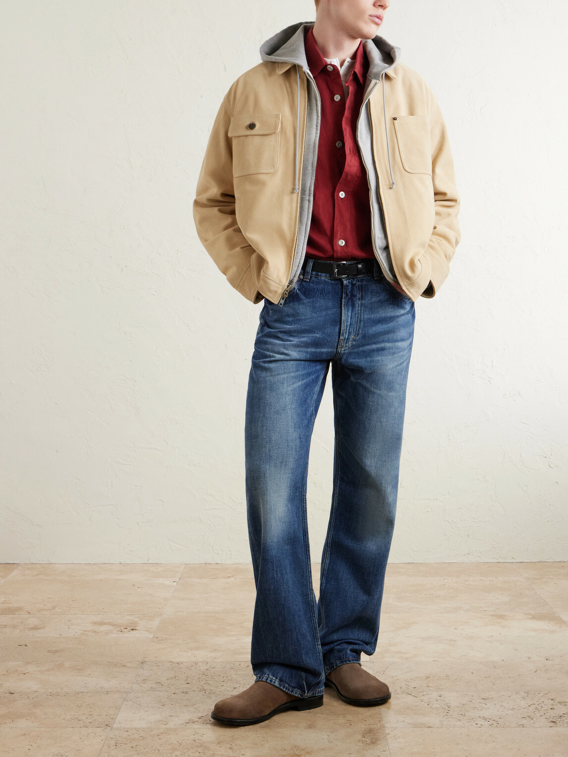 Aimé Leon Dore - Ranch Suede Jacket - Neutrals