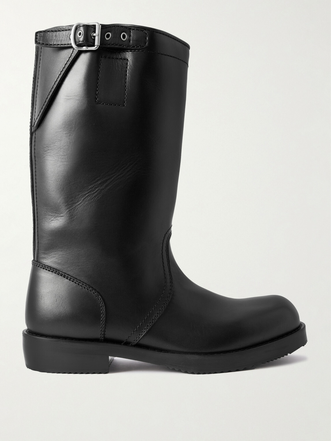 Dries Van Noten - Buckled Leather Boots - Black