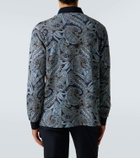 Etro Paisley cotton polo sweater