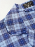 Emma Willis - Checked Cotton-Flannel Pyjama Set - Blue
