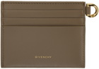 Givenchy Taupe 4G Card Holder