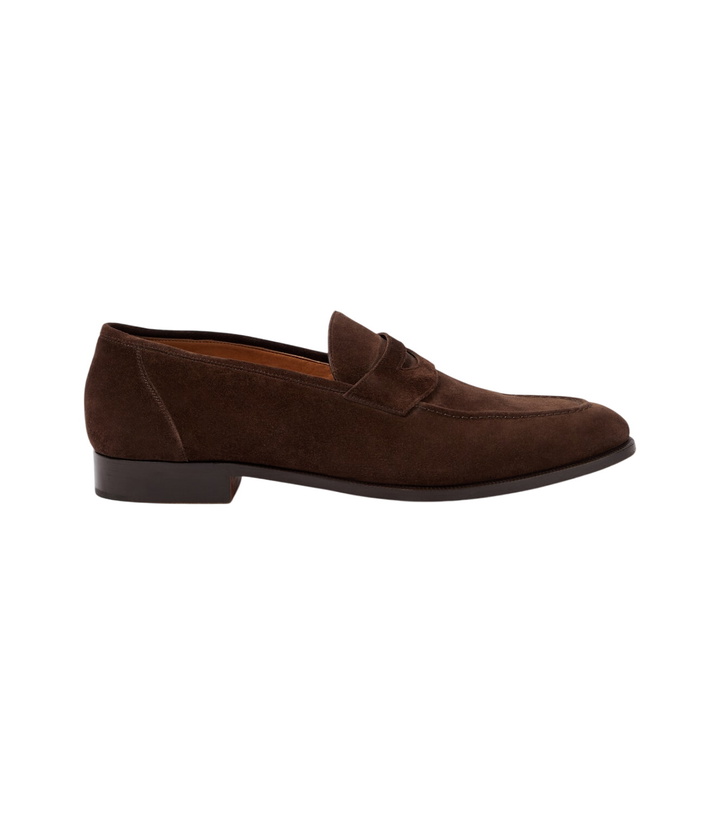 Photo: Loro Piana Sergio suede penny loafers