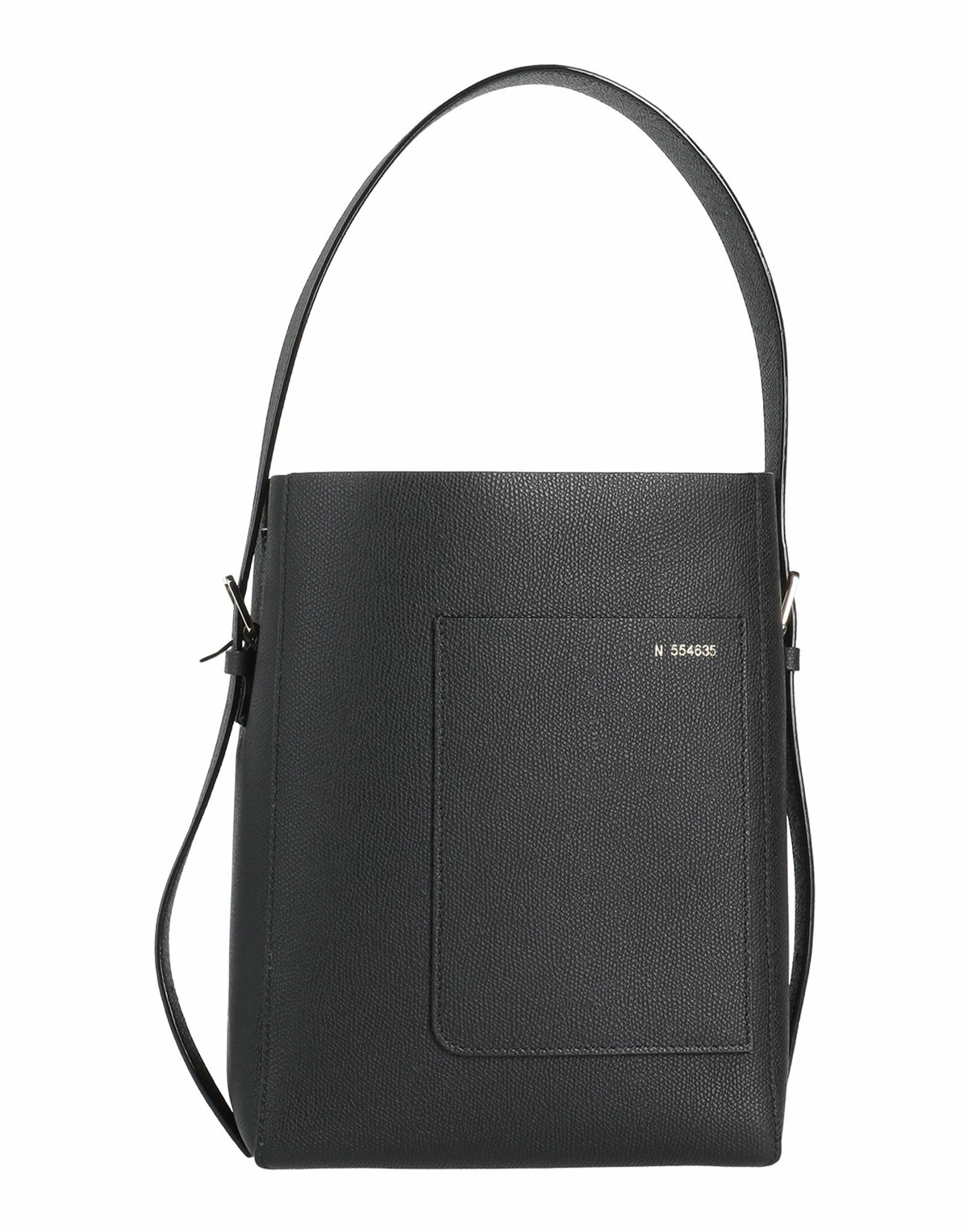 Valextra Borsa Secchiello Piccola Soft Womens Shoulder bag in Black