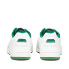 Reebok Men's BB 4000 II Sneakers in White/Dark Green