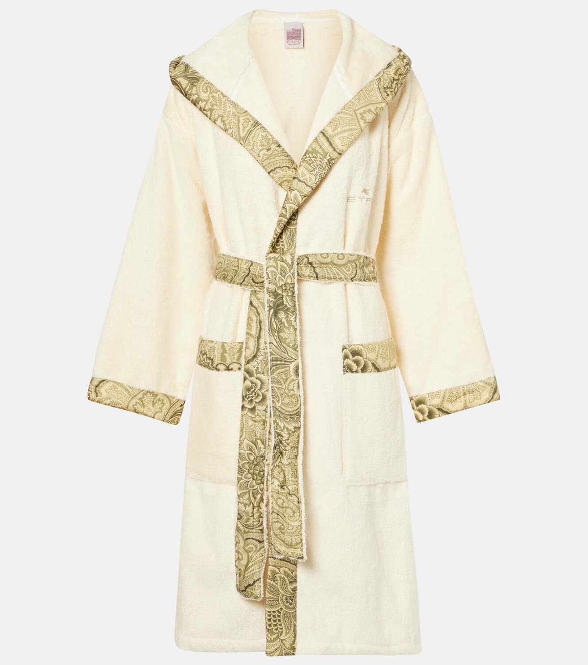 Etro Bloom cotton terry bathrobe Etro