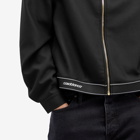 Casablanca Men's Sports Wool Zip Jacket in Black