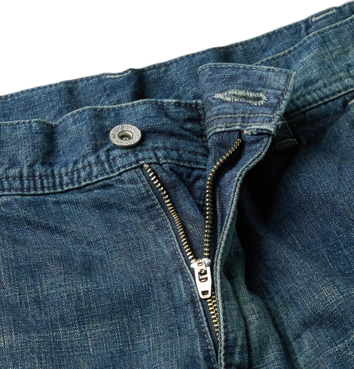 Neighborhood - Denim Cargo Shorts - Blue Neighborhood