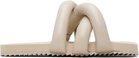 YUME YUME Beige Tyre Slides