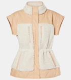 Ulla Johnson Shiloh quilted faux shearling vest