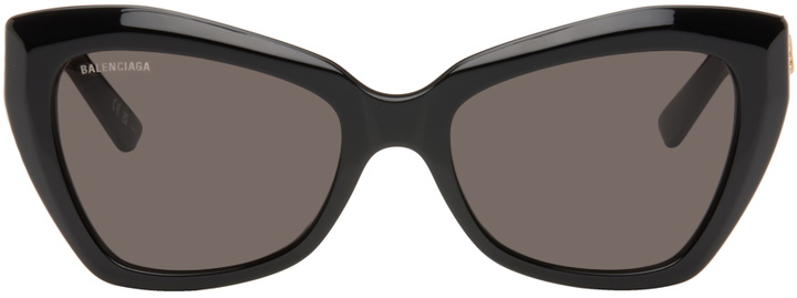 Photo: Balenciaga Black Cat-Eye Sunglasses