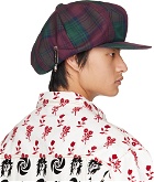 KIDILL Red & Green Check Cap