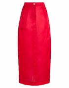 Khaite Womens Maxi skirt in Red
