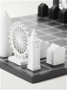 Skyline Chess - London Edition Acrylic and Wood Chess Set - Black