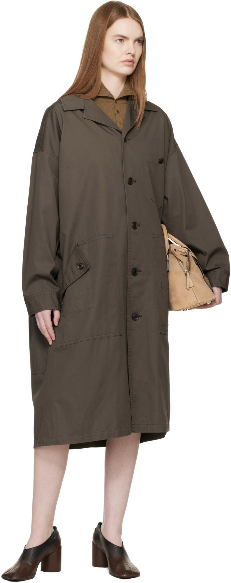 Y's Khaki 5-Pocket Coat