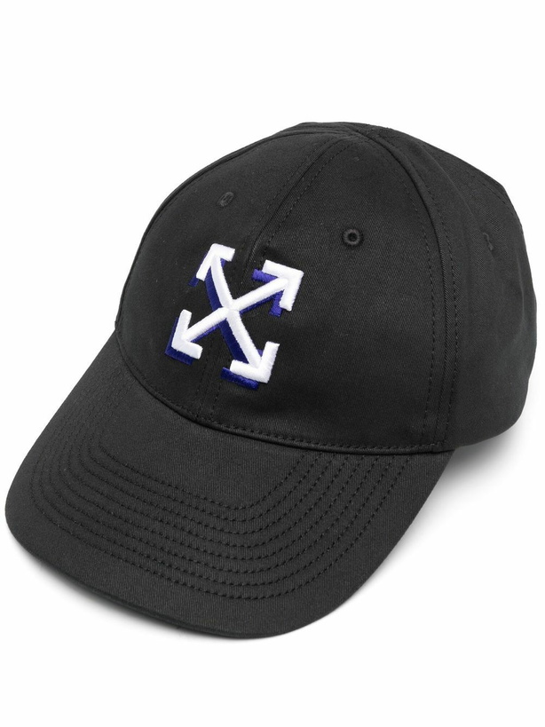 Photo: OFF-WHITE - Arrow Cotton Baseball Cap