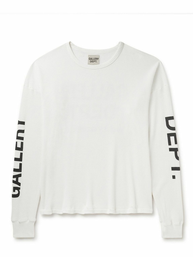 Photo: Gallery Dept. - Logo-Print Cotton-Jersey Sweatshirt - White