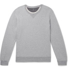 Brunello Cucinelli - Mélange Loopback Cotton-Jersey Sweatshirt - Gray