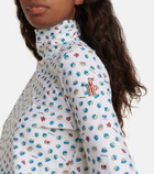 Moncler Genius - x Naj-Oleari 3 Moncler Grenoble printed turtleneck ski top