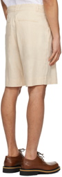 COMMAS Off-White Tailored Shorts