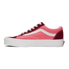 Vans Pink and Burgundy Style 36 Sneakers