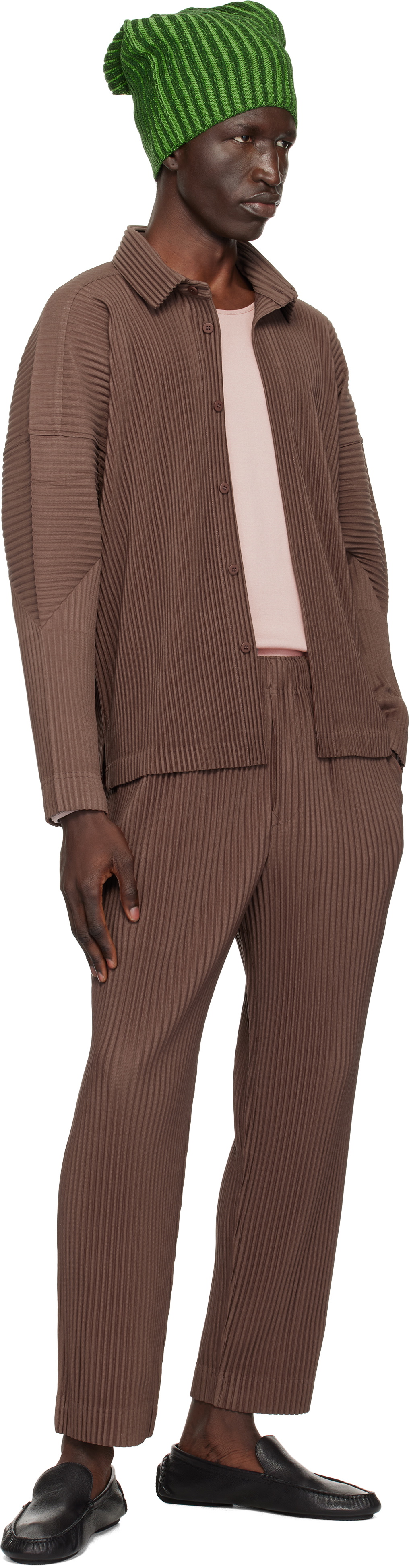 HOMME PLISSÉ ISSEY MIYAKE Brown Monthly Color November Trousers