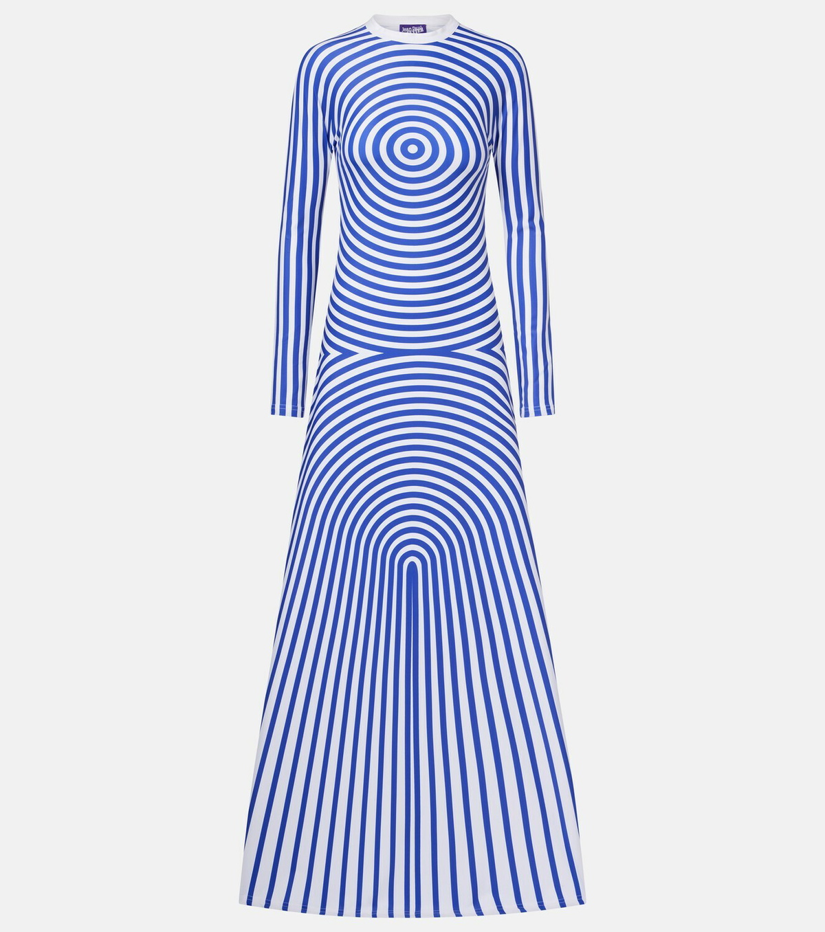 Jean Paul Gaultier Printed jersey maxi dress