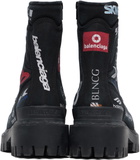 Balenciaga Black Combat Strike L20 'Skiwear' Boots