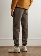 Ninety Percent - Cassidy Tapered Cotton-Jersey Sweatpants - Brown