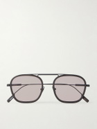 Zegna - Round-Frame Titanium Sunglasses