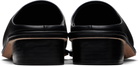 Lauren Manoogian Black Square Mule Loafers
