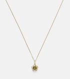 Stone and Strand Kensington 14kt gold necklace with peridot