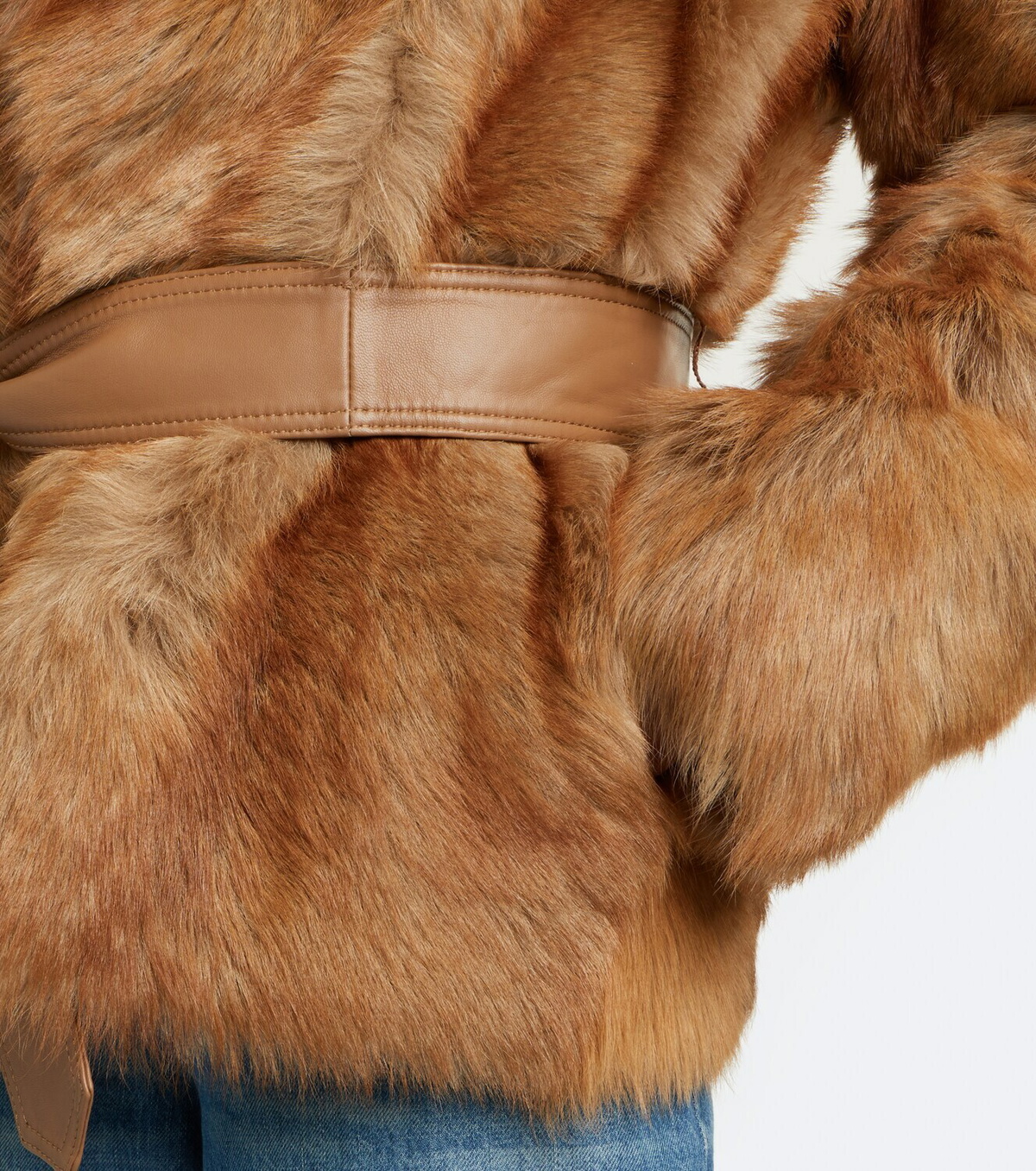 Zimmermann Valiant belted shearling jacket