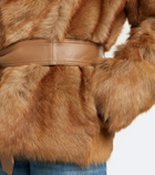 Zimmermann Valiant belted shearling jacket