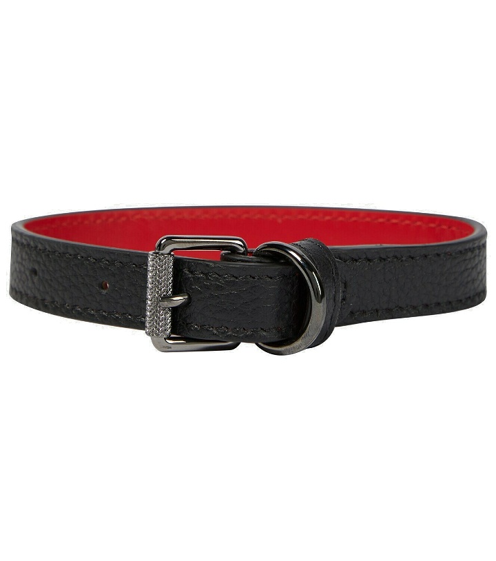 Photo: Christian Louboutin - Loubicollar XS leather dog collar