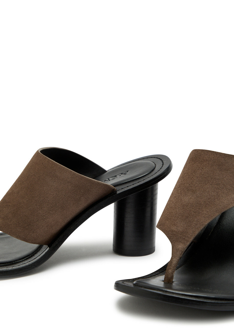 A.emery Hardie 70 Thong Mules Black Other