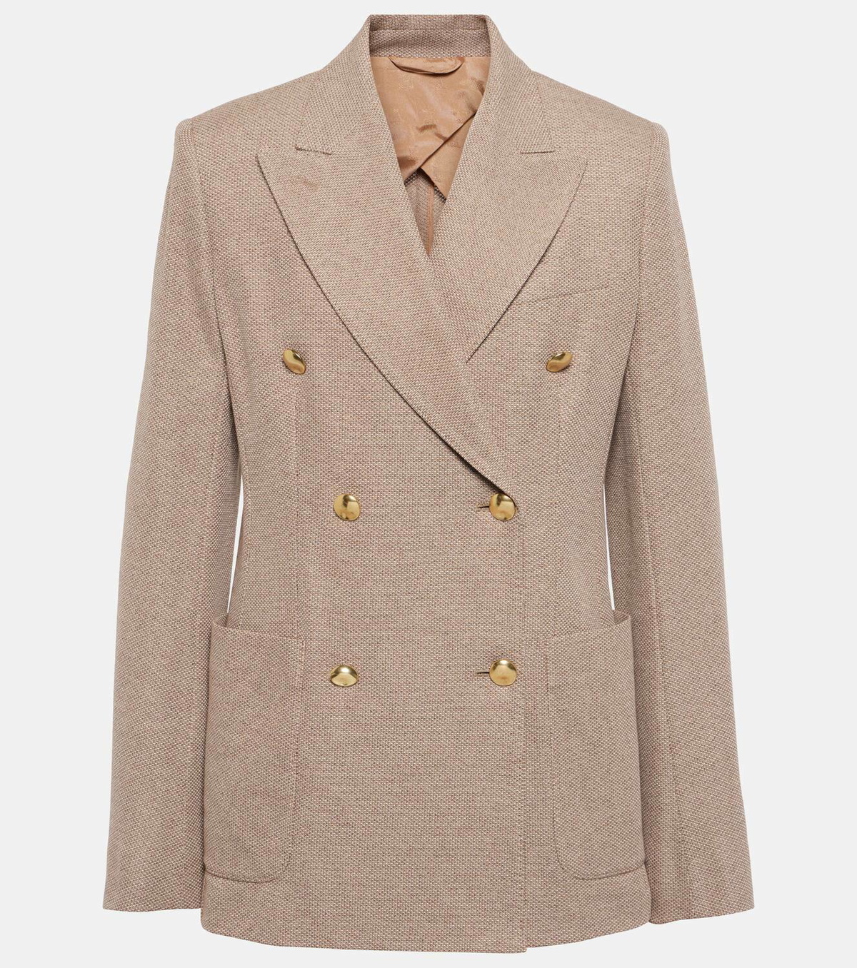 Max Mara Vanadio double-breasted jersey blazer Max Mara