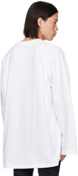 Off-White White Off Stamp Long Sleeve T-Shirt