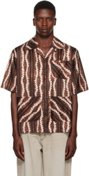 Nicholas Daley Brown Aloha Shirt