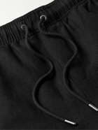 Onia - Air Straight-Leg Linen and Lyocell-Blend Drawstring Shorts - Black