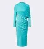 Christopher Esber Veil draped caped midi dress