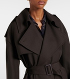 The Frankie Shop Dursley belted double-breasted trench coat