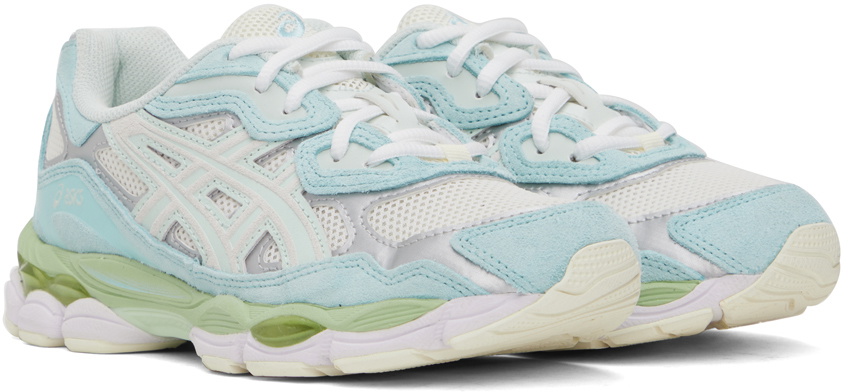 Asics White & Blue Gel-NYC Sneakers