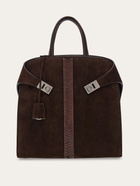 Ferragamo Mens Hug tote bag in Brown