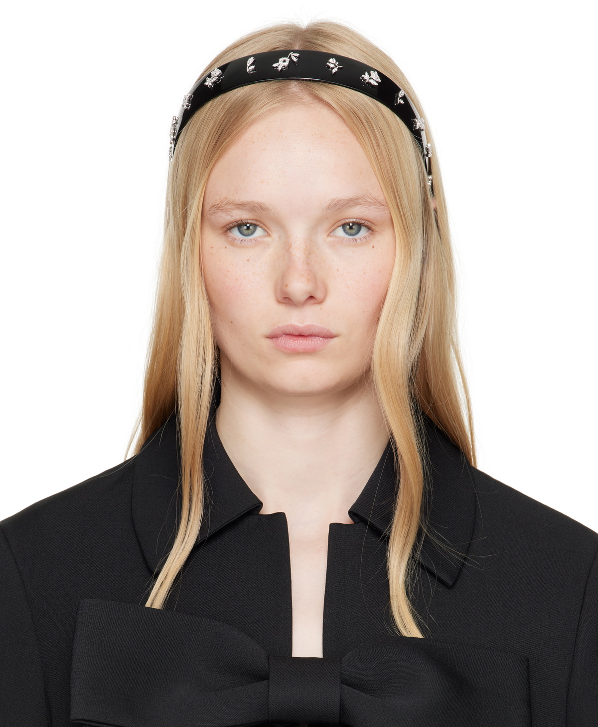 【SHUSHU/TONG】YVMINエディション ヘアクリップ YVMIN X SHUSHUTONG / Gemstone Cross Flower Pearl Hair Clip