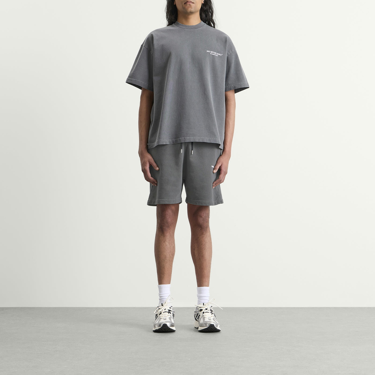 MKI Men's Uniform Sweat Shorts in Pigment Black